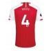 Tanie Strój piłkarski Arsenal Benjamin White #4 Koszulka Podstawowej 2023-24 Krótkie Rękawy